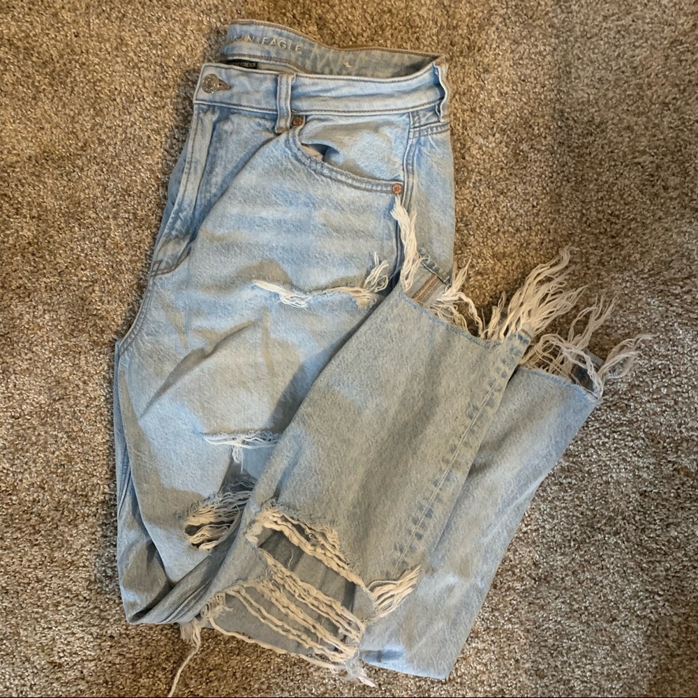 AE mom jeans